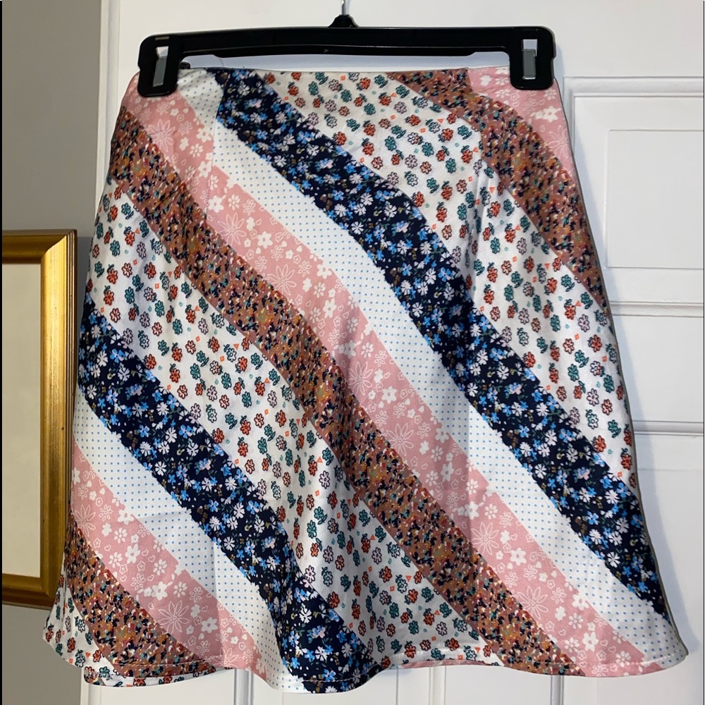 princess polly patterned mini skirt